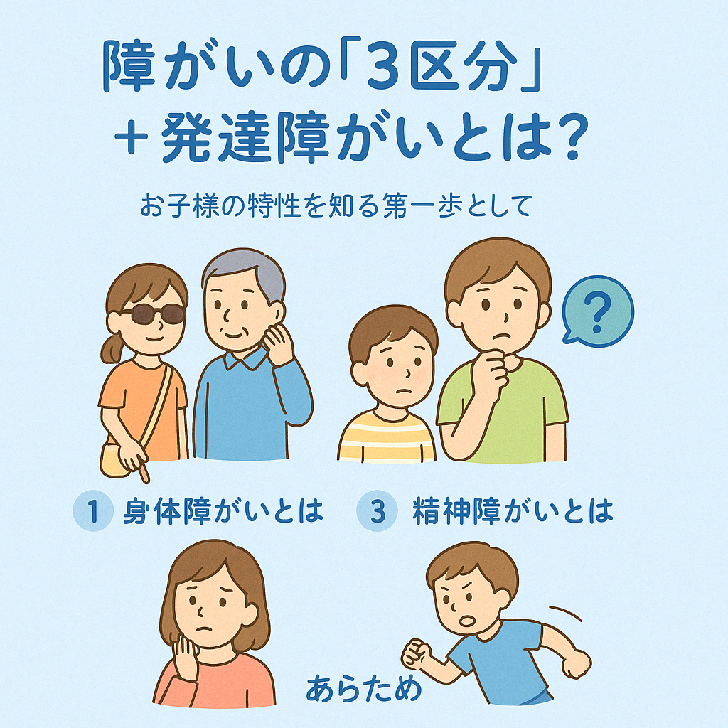 障がいの三区分